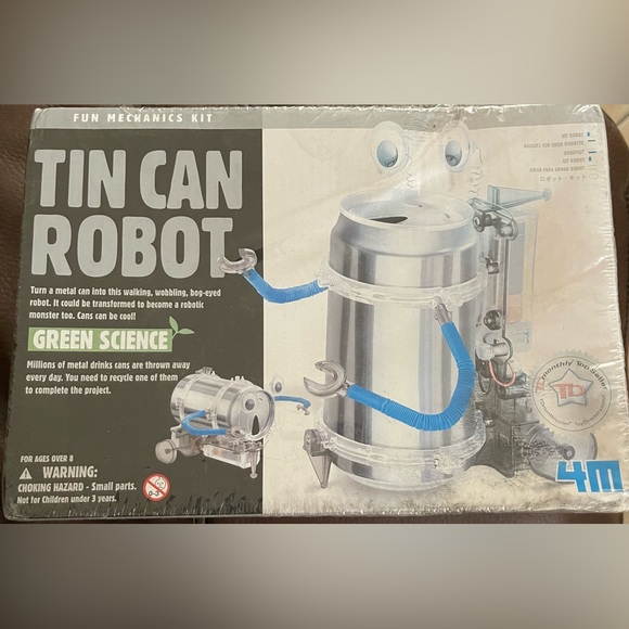 Tin Can Robot - 4M Green Science - NEW - Picture 2 of 4